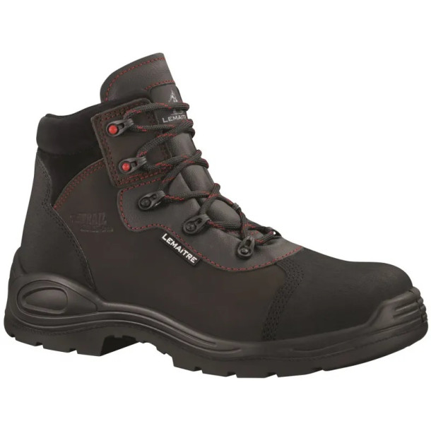 Trzewiki ochronne Lemaitre PEGASO BTP S3 high dark brown